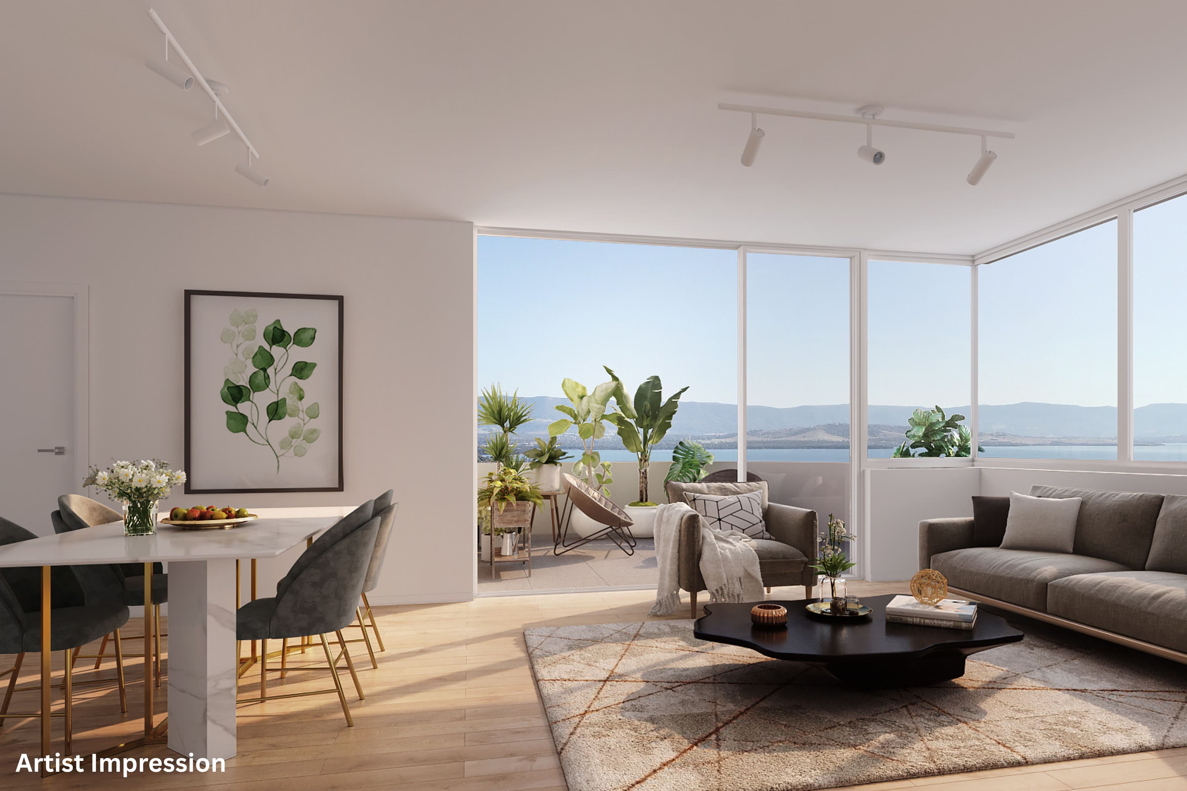 Spacious Single Level Apartment with Three Bedroom Comfort